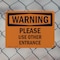 Signmission Please Use Other Entrance OSHA Warning Sign, Plastic, 10in W x 7in L, 2PK OS-2PACK-WS-P-710-L-12329 - alternate 6